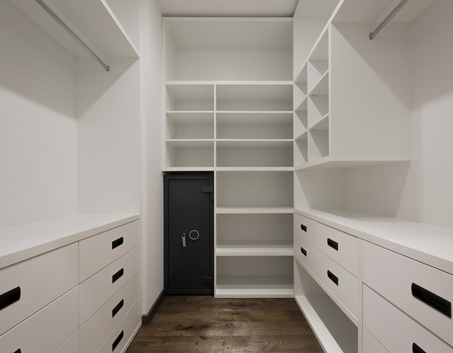 white closet